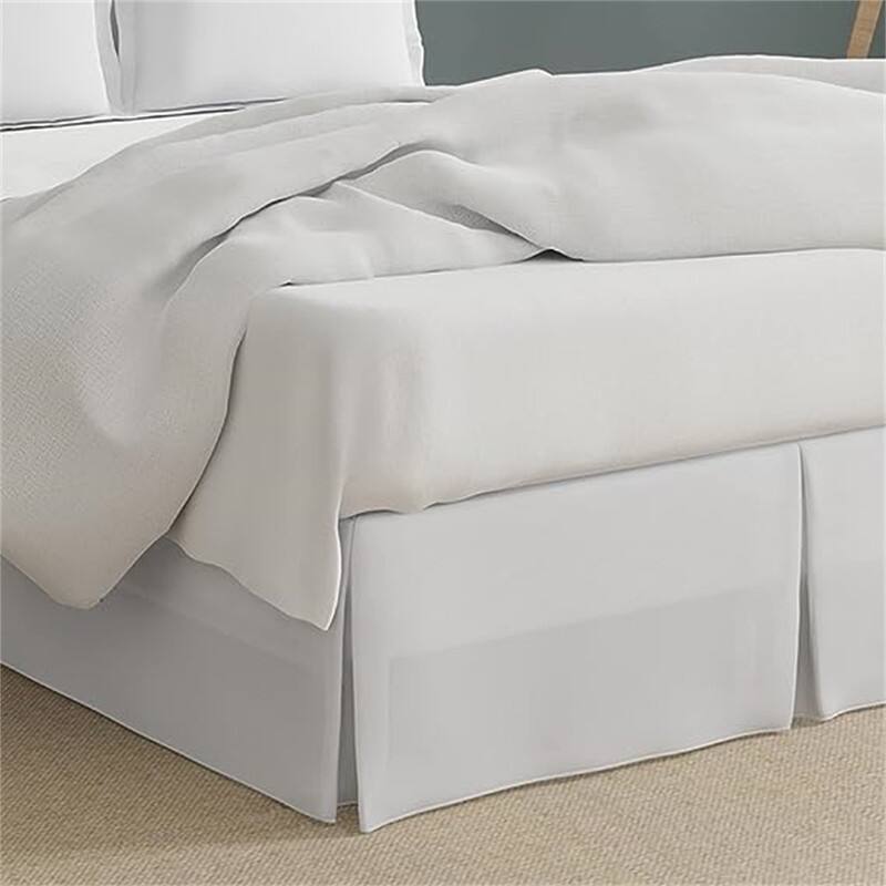Mattress Wrap Around Bed Skirt - Queen - White
