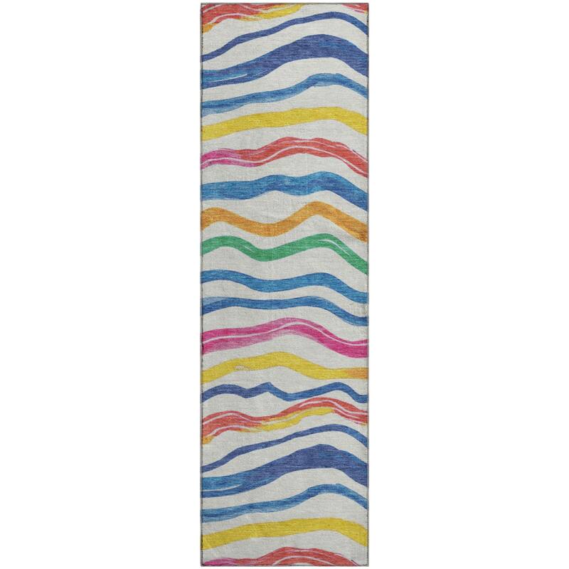 Premium Washable Super Soft Casual Stripes Mayfield Rug