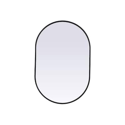 Elegant Lighting MR2A2436 Asha 24" W x 36" H Modern Oval Bathroom Wall