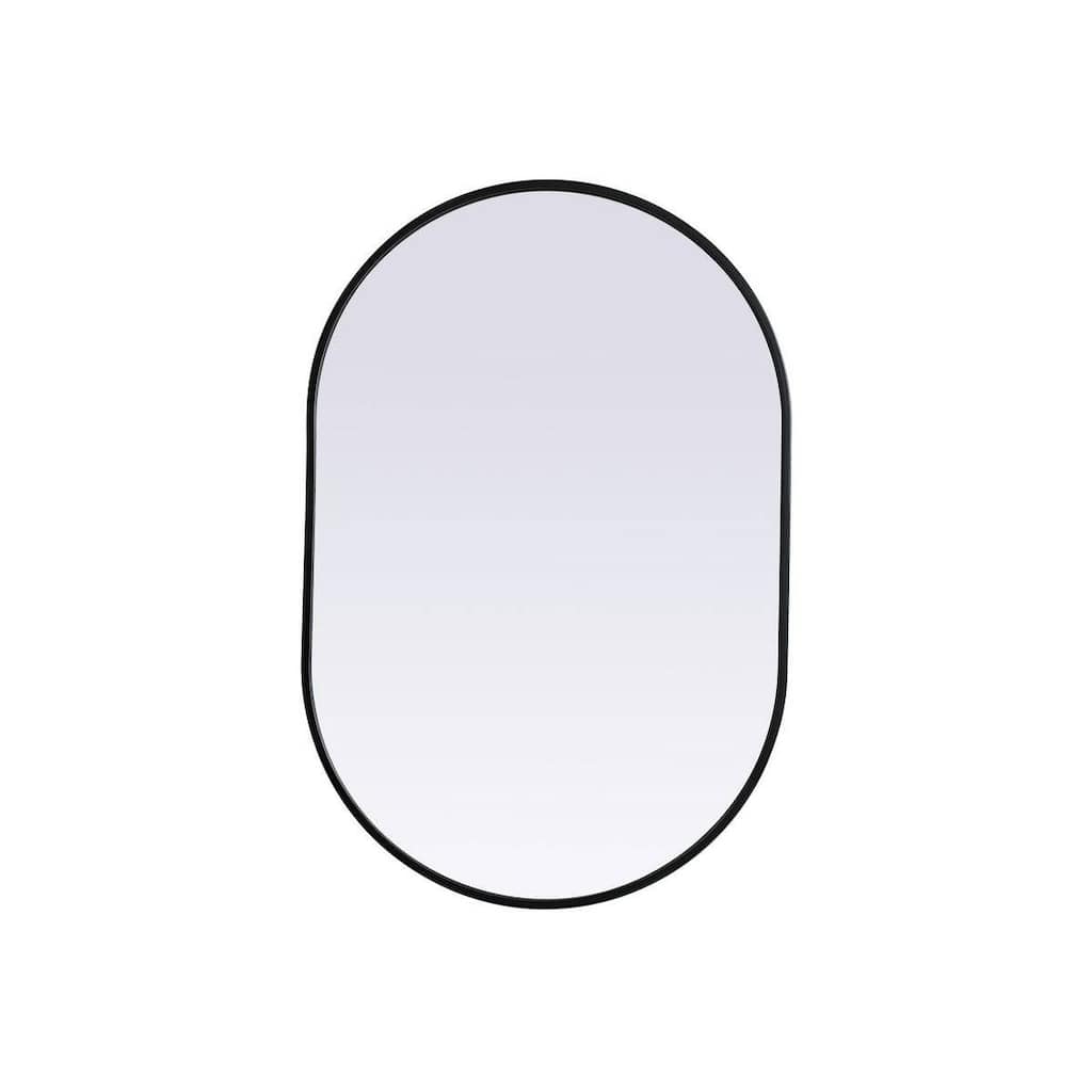 Elegant Lighting MR2A2436 Asha 24" W x 36" H Modern Oval Bathroom Wall