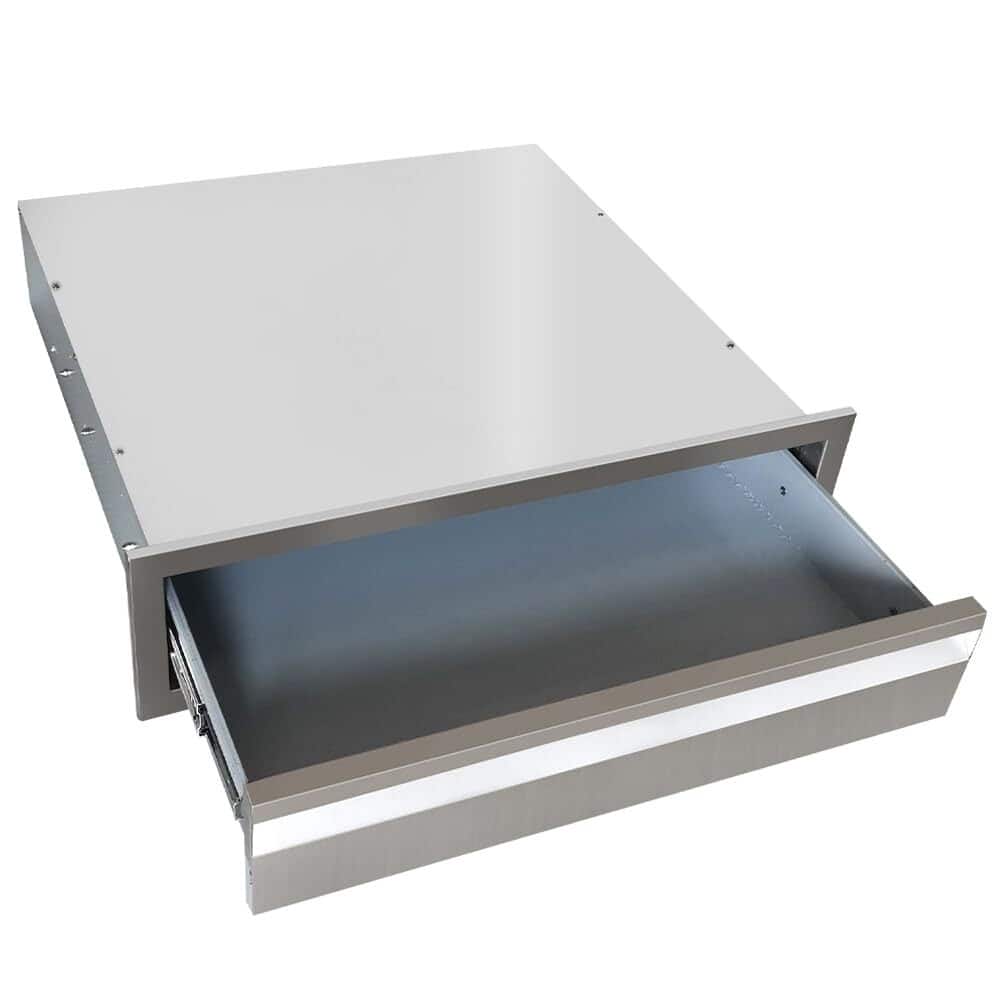 304 Stainless Steel Flush Mount Single Layer Access BBQ Drawers