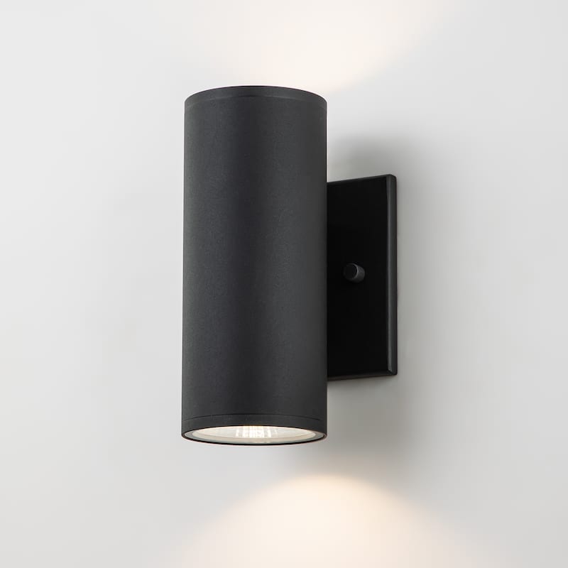 2 - Light Modern Industrial LED Outdoor Wall Sconce