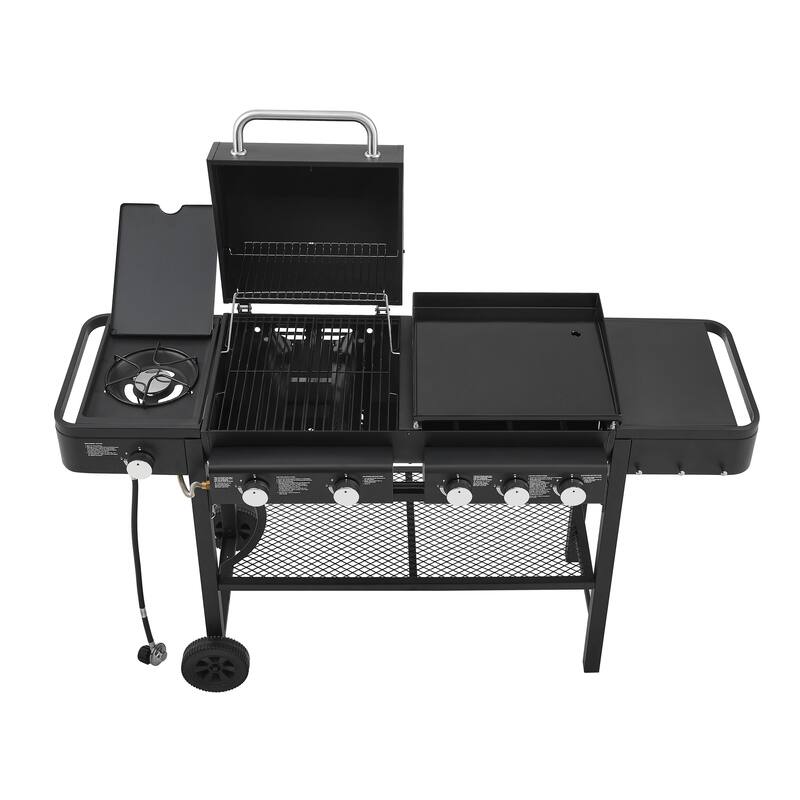 GDF Studio - Firecrest Pro All-in-One Propane Gas Grill with Griddle