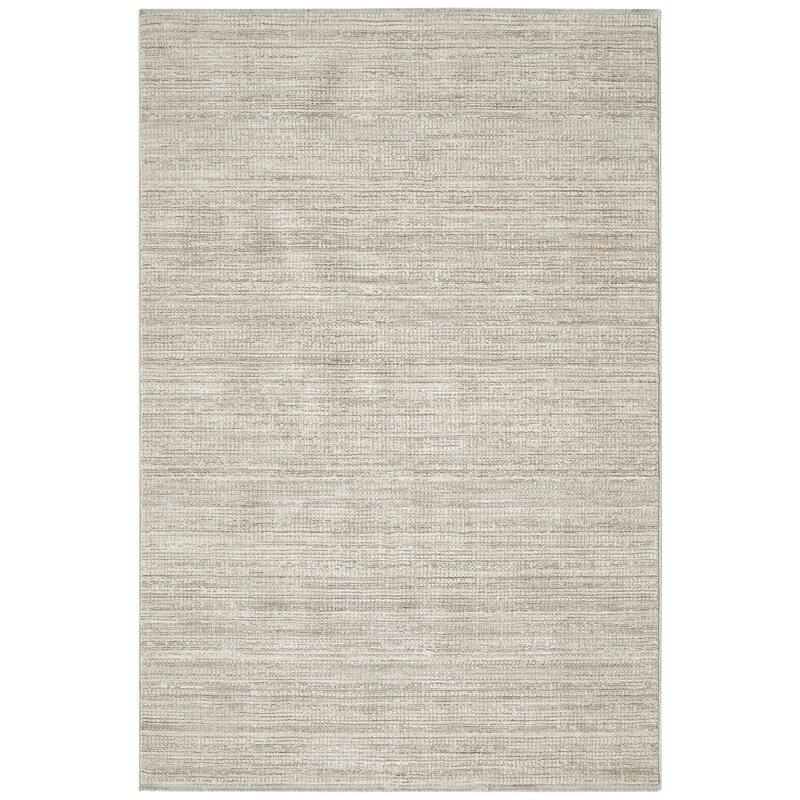 Calvin Klein CK079 Notes Indoor only Grey Abstract Area Rug - Ivory/Grey - 3' 11" x 5' 11" - Rectangle