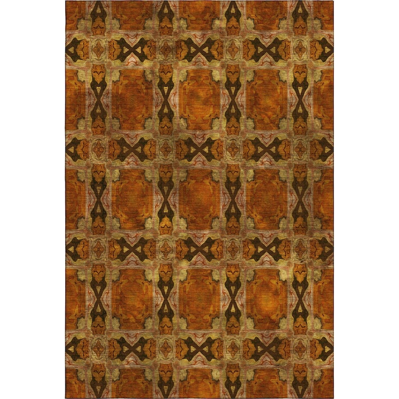 Premium Washable Super Soft Boho Medallions Mayfield Rug