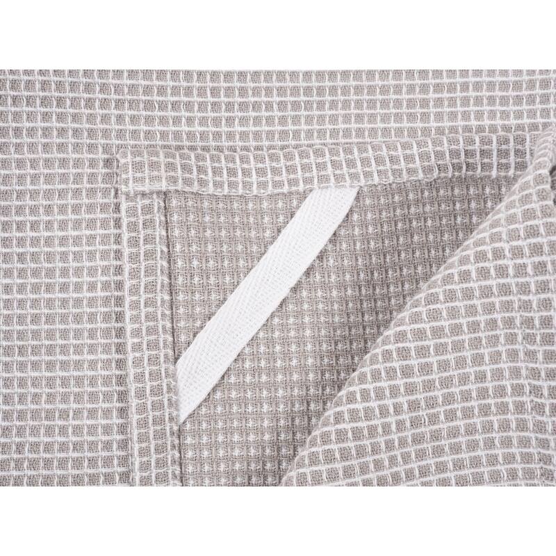 KAF Home Set of 4 Centerband and Waffle Kitchen Towels, 18"x28"