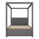 preview thumbnail 17 of 46, Upholstered Canopy Platform Bed with Trundle and Storage Drawers