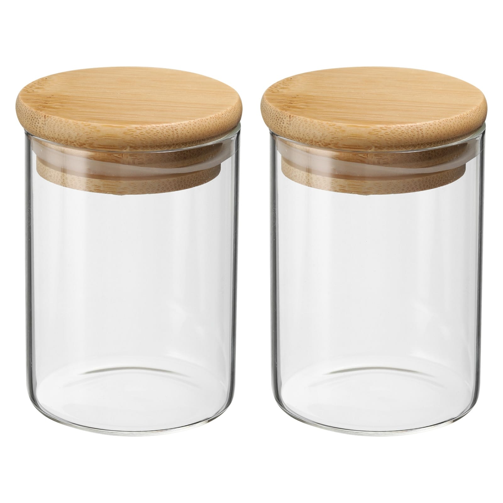 10 Oz. Glass Spice Jars With Bamboo Lid Eco Kitchen Collection Glass Spice  Jars Air Tight 300ml Spice Jar 