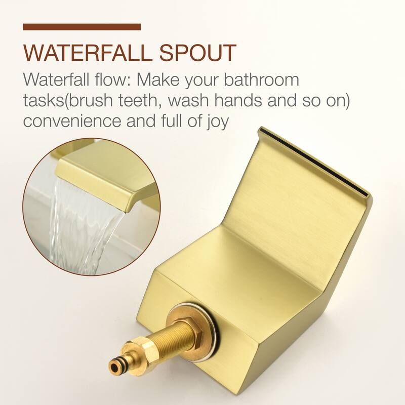 Bathroom Faucet - Widespread 8 Inch Bathroom Sink Faucet