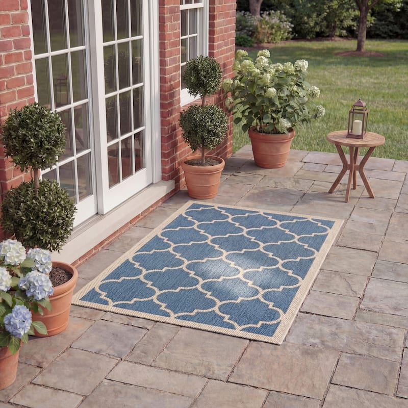 SAFAVIEH Courtyard Sibel Indoor /Outdoor Waterproof Patio Backyard Rug