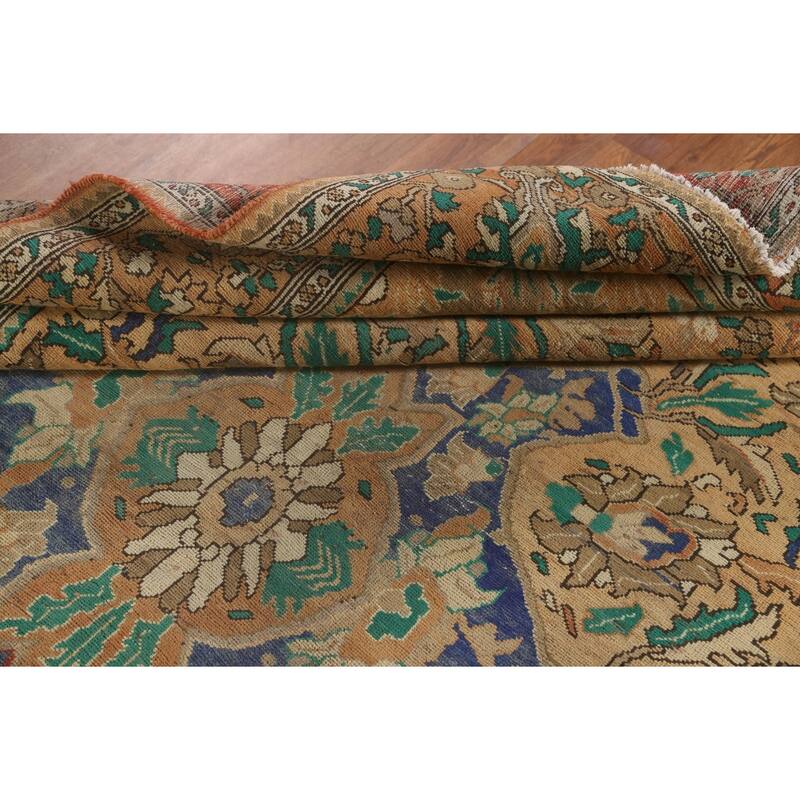 Traditional Bakhtiari Persian Vintage Area Rug Handmade Wool Carpet - 6'11"x 10'8"