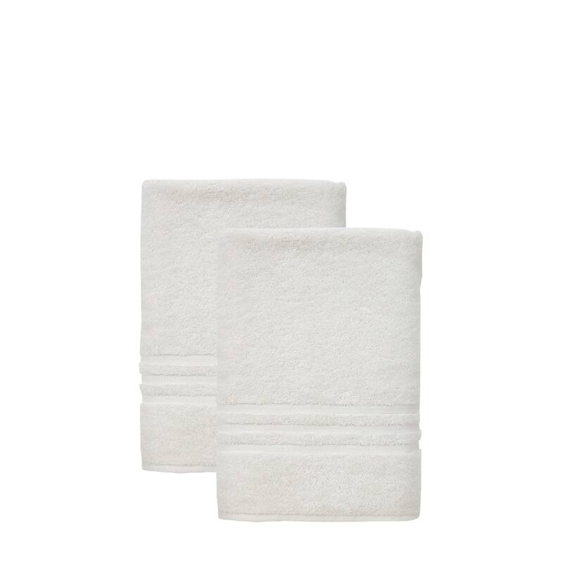 Ozan Premium Home 100% Turkish Cotton Sienna Luxury Collection Bath Towels (Set of 2) - Cream