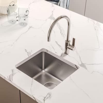 Ruvati Modena 18" Undermount Single Basin Stainless Steel Bar Sink