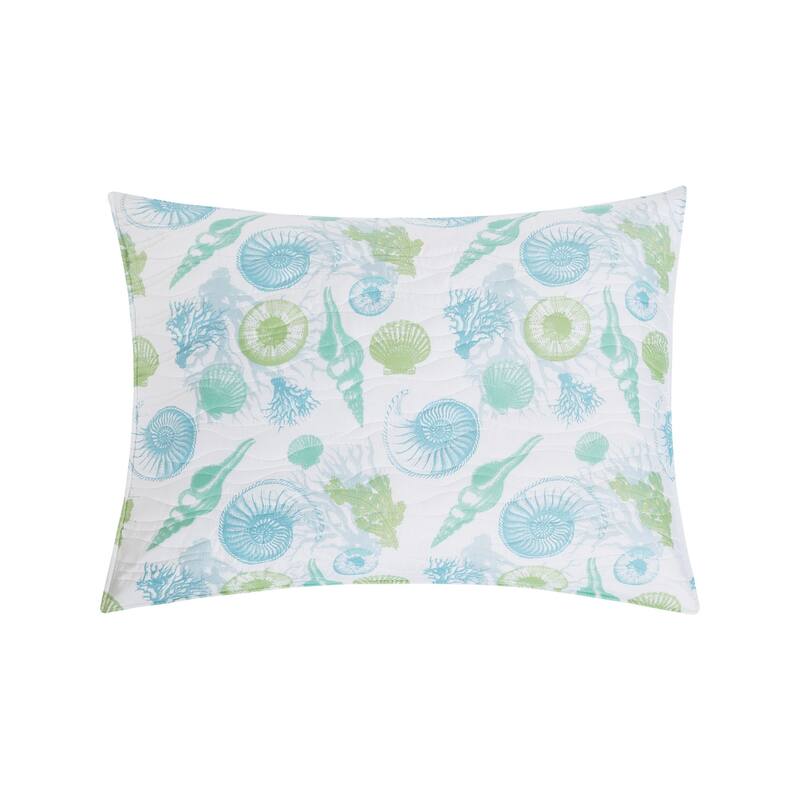 Delray Beach Ocean Coastal Beach Quilt Set