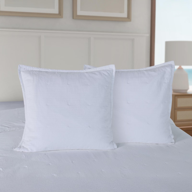 Southern Tide Ocean Isle Euro White Sham
