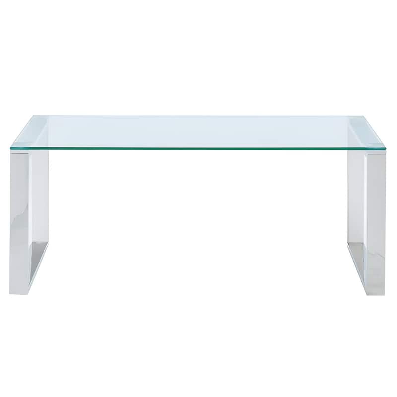 Gen Condo Glass Large Coffee Table Sleek Design