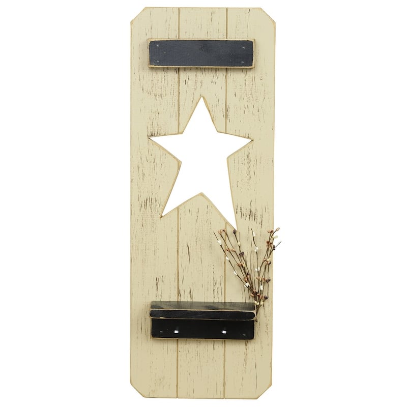Country-Style Star Shutter - Whole Wheat Beige