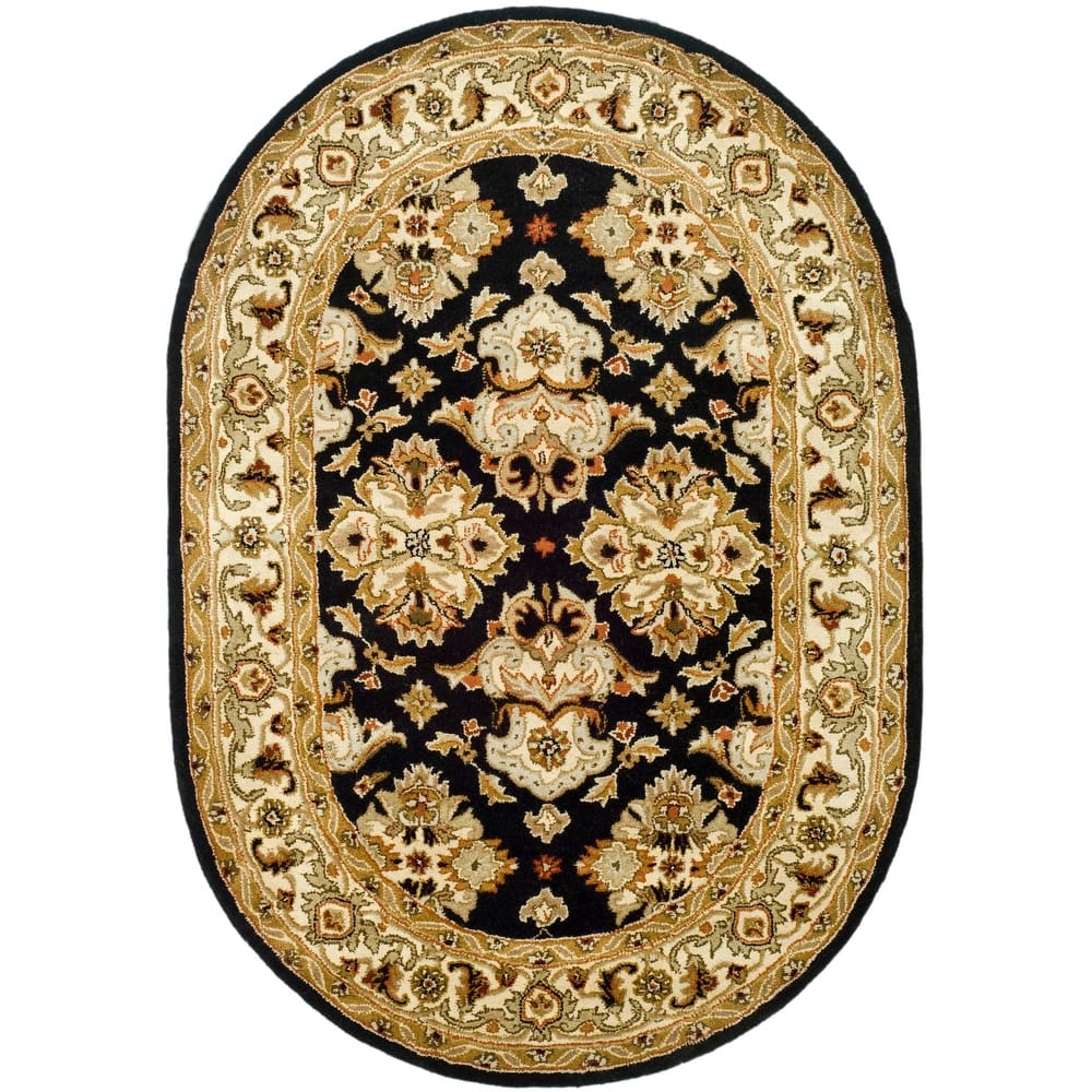 SAFAVIEH Handmade Heritage Ogee Dot Traditional Oriental Wool Rug