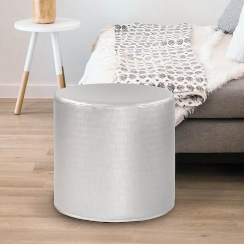 No Tip Cylinder Ottoman with Cover, Luxe Collection