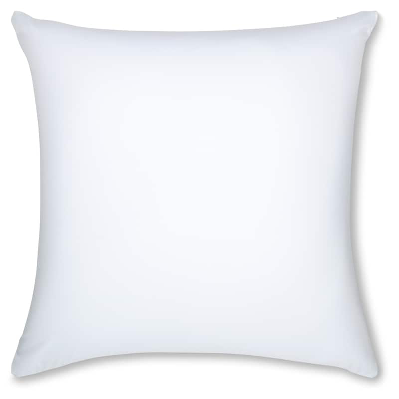 Throw Pillow Cozy Soft Microbead White: 1 Pc - | 22 x 22 |