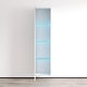 preview thumbnail 10 of 9, Meble Furniture Booky 41 Tall LED Bookcase with 4 Shelves & 16-Color Lighting, 15.8W x 11.4D x 66.9H inches, High Gloss Finish