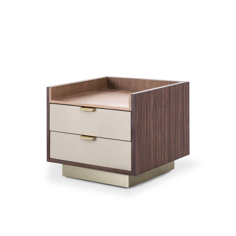 2Drawer Metal Base Nightstand Bed Bath & Beyond 39946771