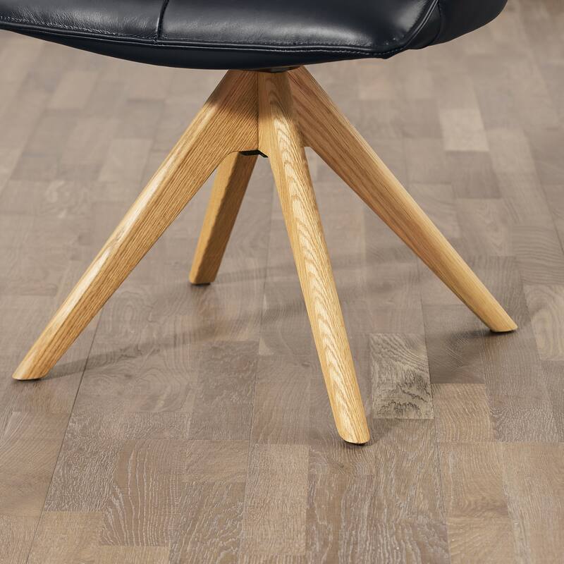 Art Leon Genuine Leather Home Office Swivel Chair