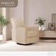 preview thumbnail 8 of 23, Evolur Harlow Deluxe Upholstered Plush Seating Glide Rocker