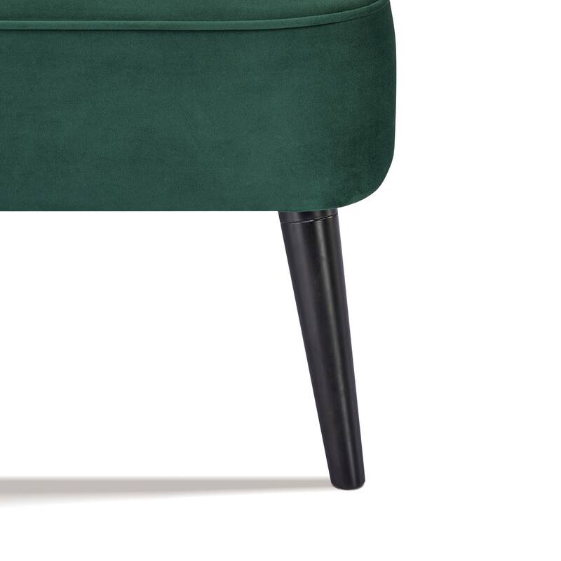Artdeco Home - Porch & Den Brooklawn Wingback Mid-century Loveseat