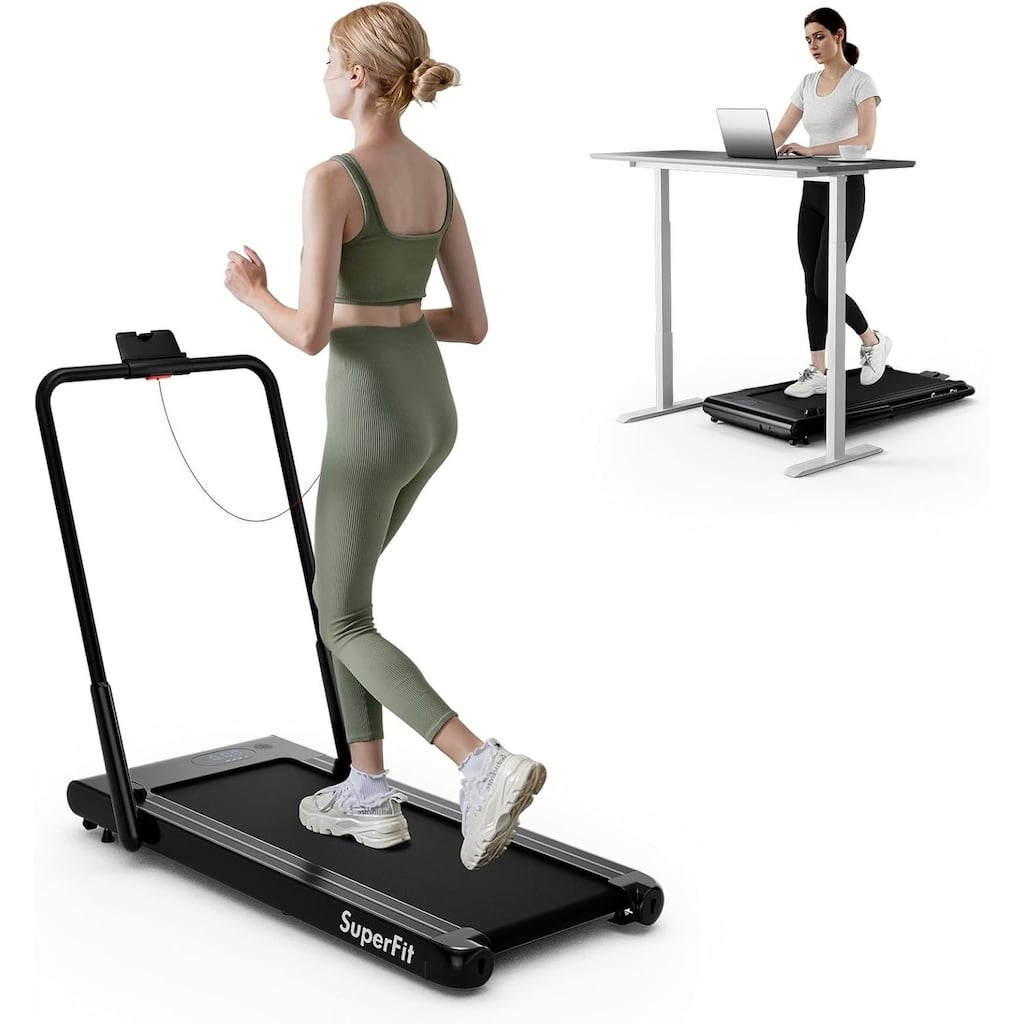 Walking Pad Treadmill 3HP Under Desk Treadmills w/ 340LBS Capacity