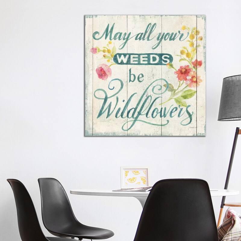 iCanvas "Full Bloom XII Floral" by Danhui Nai Canvas Print - 37x37x1.5