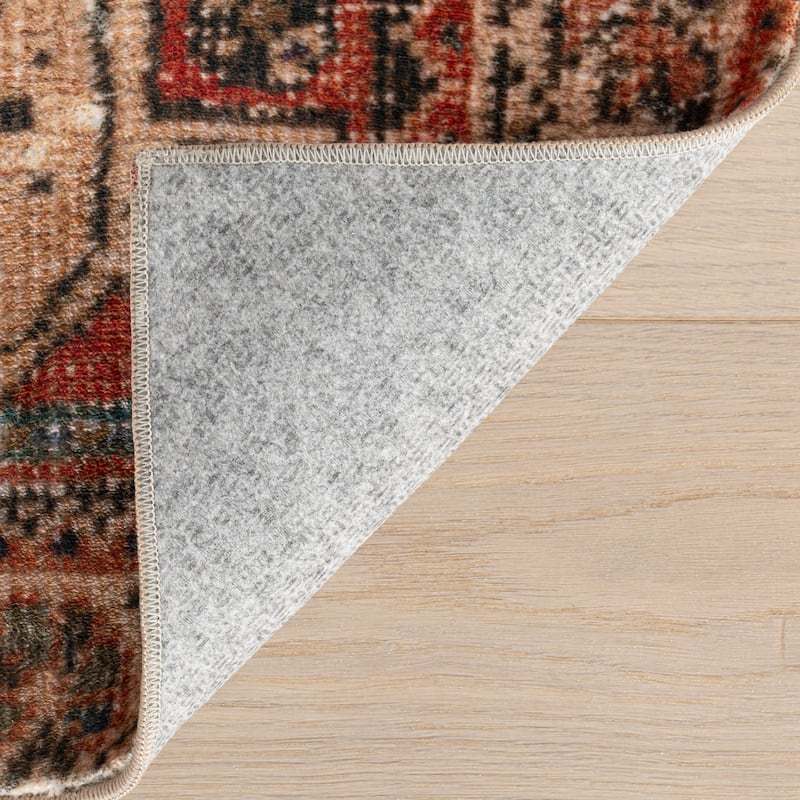 Nuloom Xavia Medallion Washable Area Rug