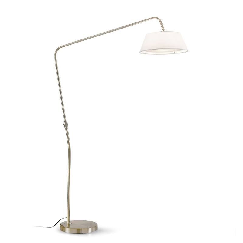 HomeGlam Route 81-inch Metal Arch Floor Lamp