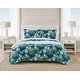 preview thumbnail 1 of 9, Tommy Bahama Southern Breeze Blue Cotton Reversible Quilt Set