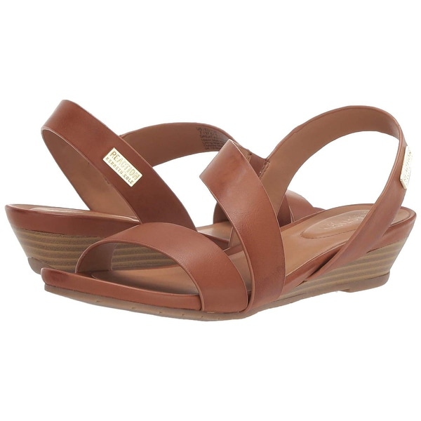 low wedge slide sandals