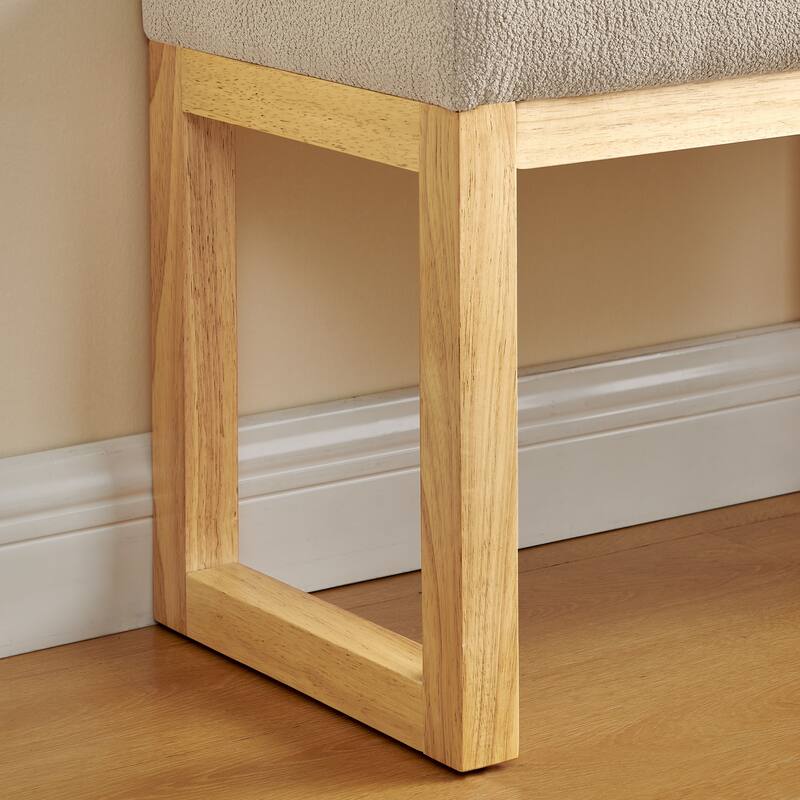 Minimalist Shoe-changing bench