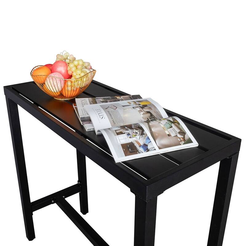 Practical Tabletop Practical Table with Adjustment Knob, Patio Bar Table - Overstock ...