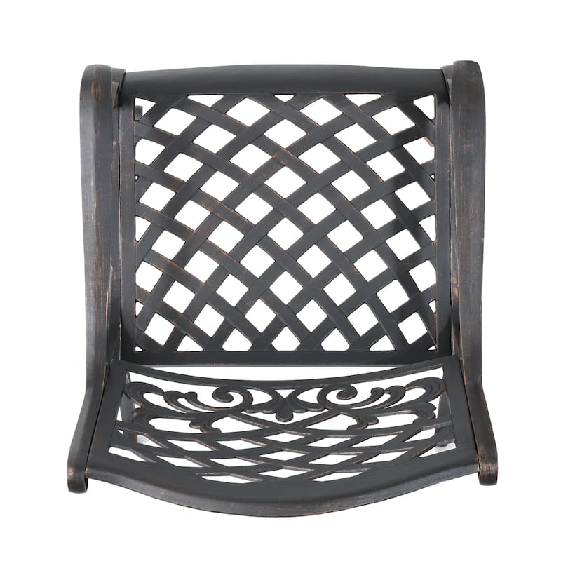 Sarasota Aluminum Outdoor Chair by Christopher Knight Home (Set of 2)