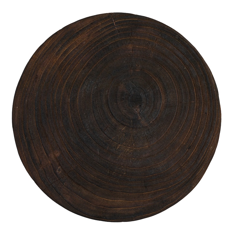 Paulownia Wood Carved Stool