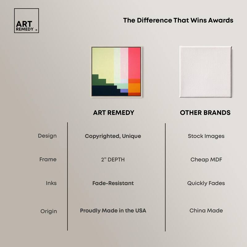 Rectilinear Rhapsody III Canvas by Art Remedy