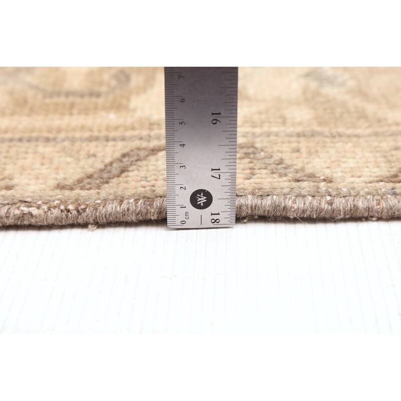 ECARPETGALLERY Hand-knotted Sarabi Tan Wool Rug - 6'6 x 9'5