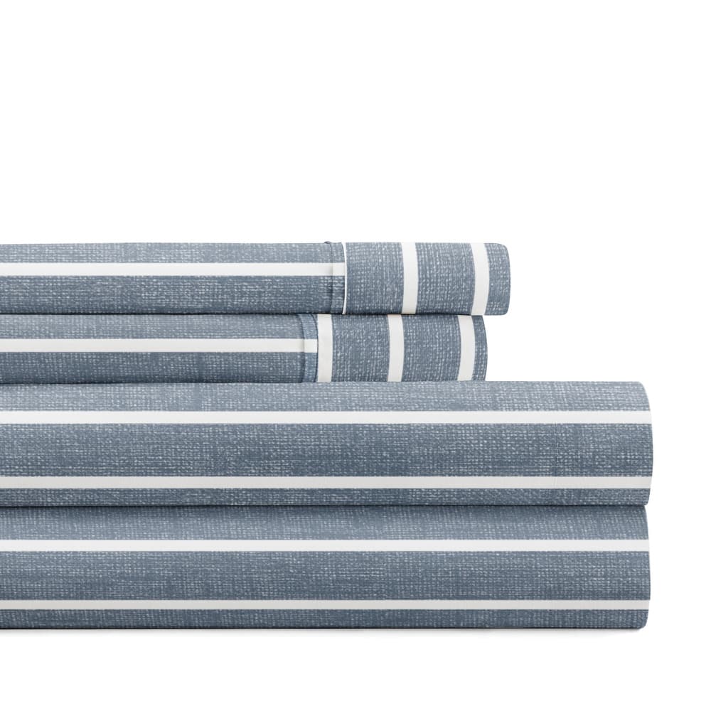 Soft Lines Patterned Ultra-Soft Bed Sheet Set