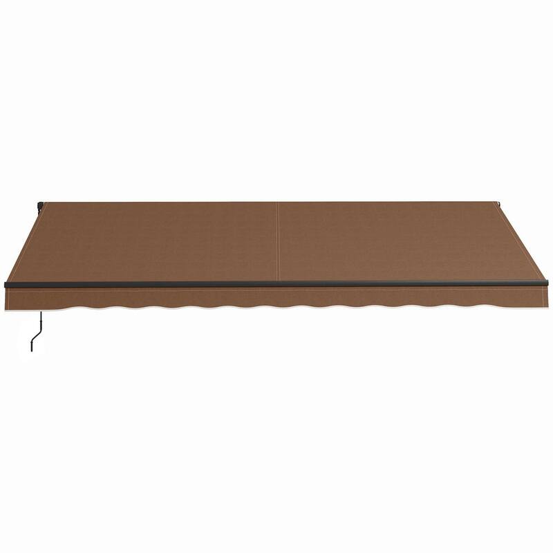 16' x 10' Retractable Awning, 280gsm UV Resistant Sunshade Shelter