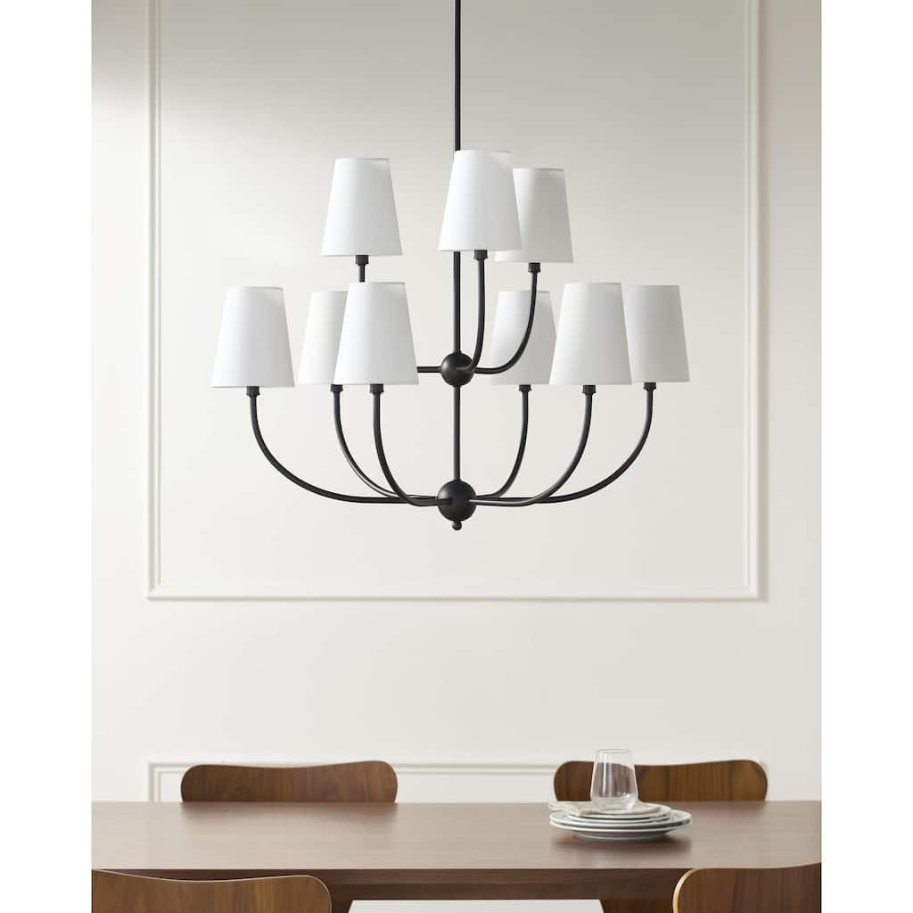 Livabliss Ponso Traditional Chandelier - 34"L x 34"W x 25"H