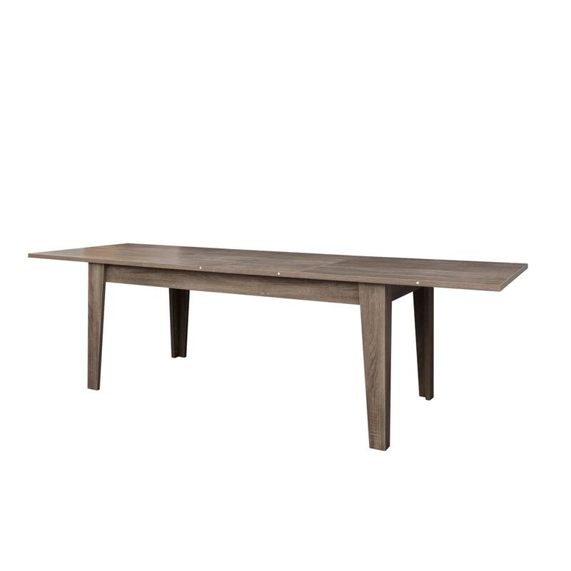 Wood Extendable Dining Table with Legs for Dining Room
