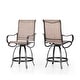 preview thumbnail 3 of 23, MAISON ARTS 3/5-Piece Patio Bar Stool Set of 1 Bar Table & 2/4 Textilene Swivel High Bar Stools