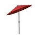 preview thumbnail 30 of 62, North Bend 7.5 Crank Lift Auto Tilt Patio Umbrella by Havenside Home