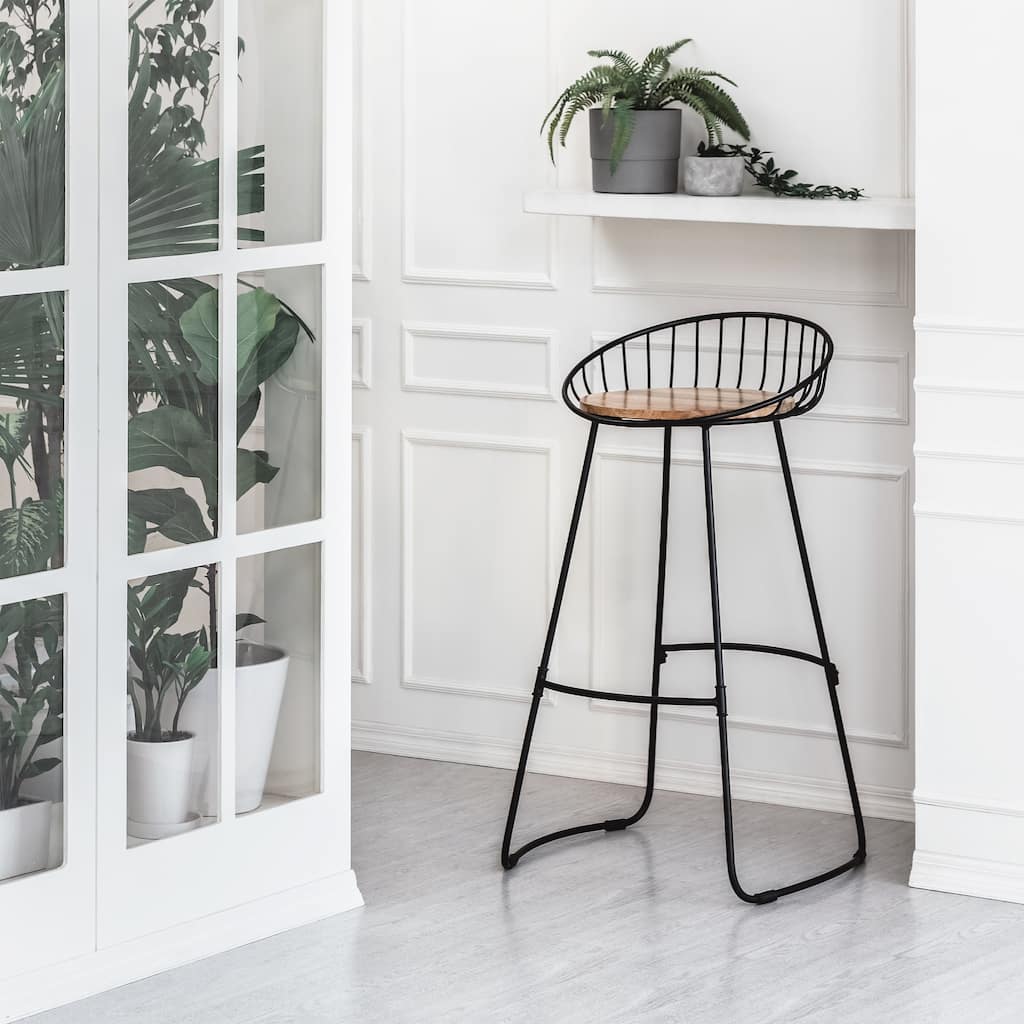 MH London Tegan Bar Stool Black