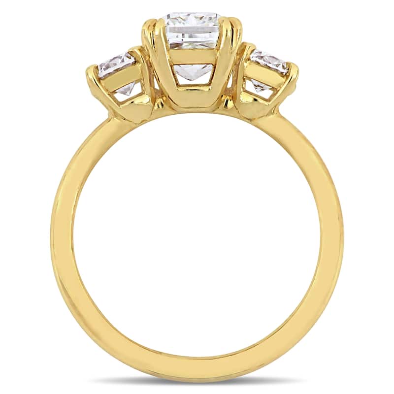 Miadora 2 5/8ct TDW Diamond Engagement Ring in 14k Yellow Gold