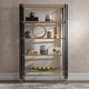 preview thumbnail 1 of 0, Uttermost Kentmore Modern Etagere - 47.25"W x 78.75"H x 16.25"D Black/Gold